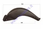 Plastic tank trim for the left side of the electric scooter tricycle CITYCOCO ES8009