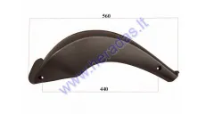 Plastic tank trim for the left side of the electric scooter tricycle CITYCOCO ES8009