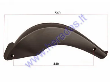 Plastic tank trim for the left side of the electric scooter tricycle CITYCOCO ES8009