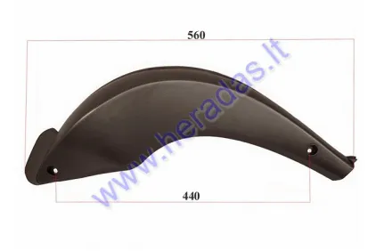 Plastic tank trim for the left side of the electric scooter tricycle CITYCOCO ES8009