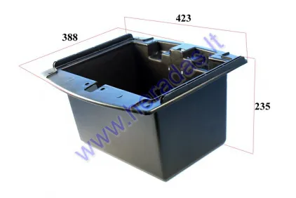 Plastic storage box under the seat of electric ATV, scooter XL4L COMFIMAX