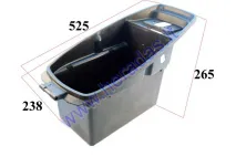 Plastic storage box under the seat of an electric scooter fits EPICO XZY