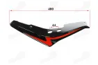 Rear plastic right side for motorcycle fits NAKED50