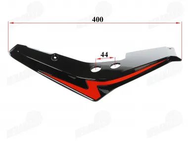 Rear plastic right side for motorcycle fits NAKED50