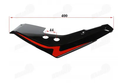 rear plastic left side for motorcycle fits NAKED50