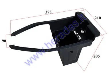 Plastic battery box for motorcycle, atv quad bike