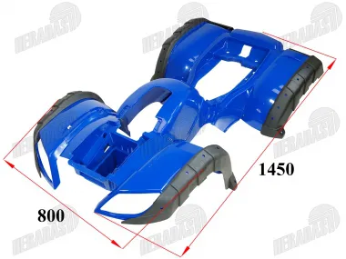 Plastikinė keturračio motociklo apdaila kompl. 150-250cm3