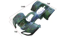 Plastic cover for quad bike 150-250cm3