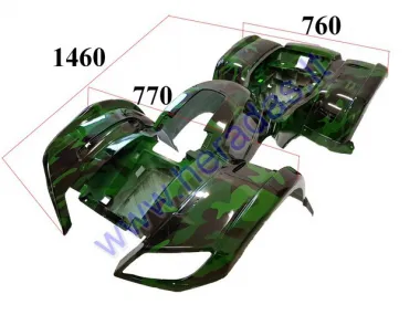 Plastic cover set for quad bike 150-250cm3