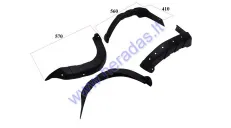 Plastic ATV quad bike protection, widening front and rear