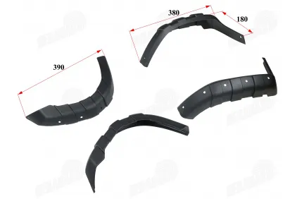 Plastic protection, widening front and rear for ATV quad bike fits HUNTER SUPER EDITION 125CC