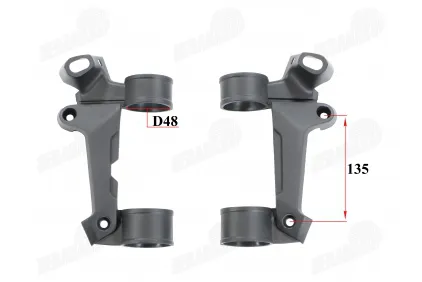 Plastic fork trim for motorcycle fits NAKED50