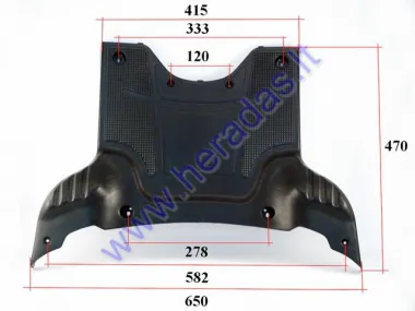 Plastic floor (footrest) for electric trike scooter MS01 MS03