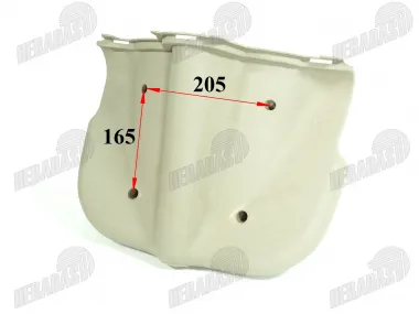 Plastmasė po vairu prie kojų elektrinio motorolerio triračio tinka PRAKTIK2 EKO