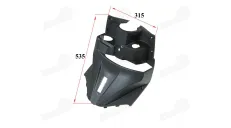 Plastic under the steering, storage box for scooter fits RUBI50