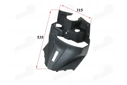 Plastic under the steering, storage box for scooter fits RUBI50