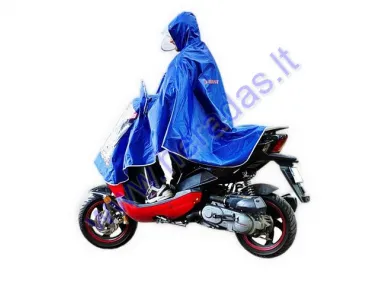 PONCHO - RAIN COAT FOR MOTORCYCLE, SCOOTER ''L'' SIZE