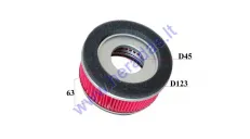 Round paper air filter for atv, motorcycle element