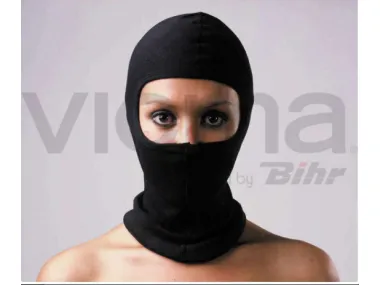 Under helmet hood mask (riding headgear balaclava) Panoramic type