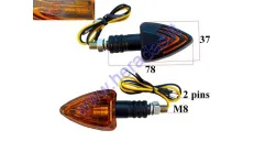 Turn lights kit 2 pcs, E marking H21W