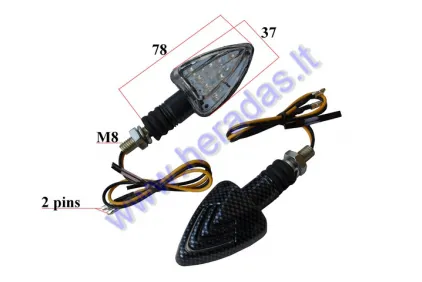 Turn signal light 2pc set LED