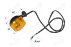 Rear turn signal light for motorcycle, moped E mark fits CHAMP MONTANA