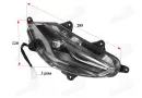 Front turn signal light right side for scooter fits RUBI50   E marking