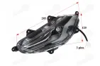Front turn signal light left side for scooter fits RUBI50   E marking