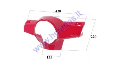 Plastic headlight-dashboard front cover for electric trike scooter MS031 MS041