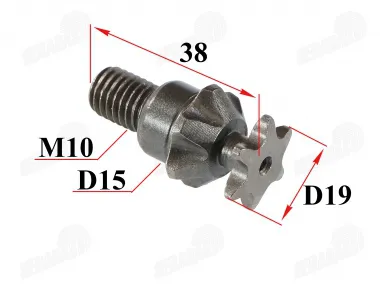 Front sprocket for motorcycle, scooter to the clutch 6 teeth T8F Mini Bike, Mini Pocket, Mini Quad ATV, Mini Cross, Mini Speeder