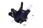 Front axle with block holder for electric scooter XL4L COMFIMAX