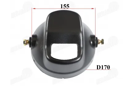 Headlight housing for motorcycle, moped fits CHAMP DELTA, CHAMP MONTANA