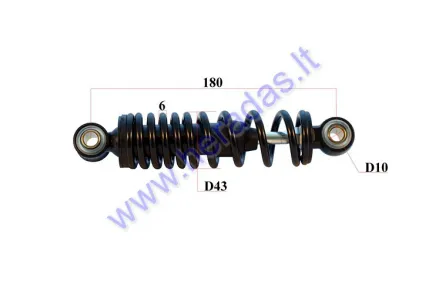 Front shock absorber for electric scooter L180 SP6  XL4L COMFIMAX