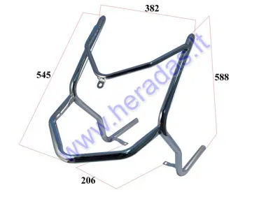 Front metal protective frame for electric scooter EPICO XZY