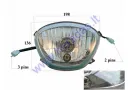 Front light for electric scooter  XL4L COMFIMAX