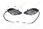 Headlight set for ATV fits CAT110