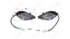 Headlight set for ATV fits CAT110