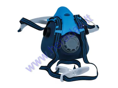 Half mask, respirator with valve without gas and combined filter. KST 985.1117