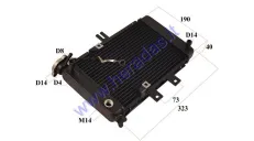 Radiator for ATV quad bike 325x190