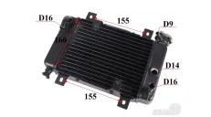 Radiatorius ATV keturračio motociklo