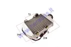 Radiator for motocycle 2 parts with 2 ventilators and sensor KAYO BSE