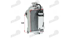 Radiatorius motociklo DEŠINĖ PUSĖ NXT300