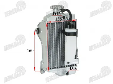 Radiatorius motociklo DEŠINĖ PUSĖ NXT300