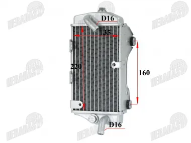 Radiatorius motociklo KAIRĖ PUSĖ NXT300