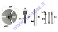 Raktas įrankis motociklo magnetui nuimti universalus M12-M16 Bolts 8.8 yamaha, suzuki,kawasaki,honda, virago 535