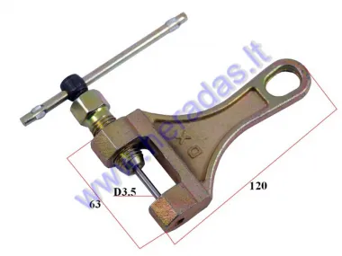 Motorcycle chain pin remover tool (link splitter breaker)