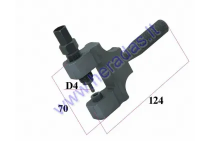 Raktas motociklo grandinei atjungti išpresuoti 420 428 520 525 528 530 Raktas motociklo grandinei atjungti išpresuoti 420 428 520 525 528 530