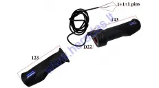 Throttle (handlebar grip) for electric bicycle