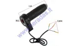 Throttle (handlebar grip) for electric bicycle 3 wire