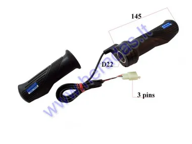 Handle for accelerator electric bike 3 wires